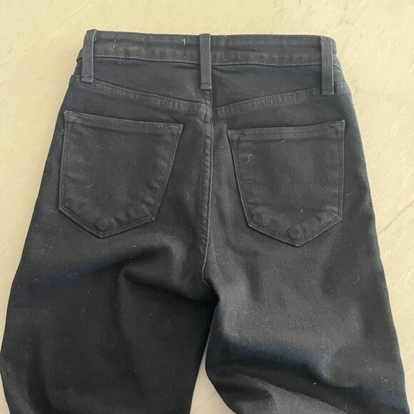 L.T.J. Letters to Juliet Black Slim Bootcut Jeans Size 24 - Picture 5 of 6